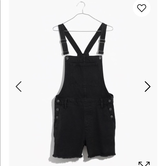 Madewell Pants - Madewell Overall Shorts Washed Black XL